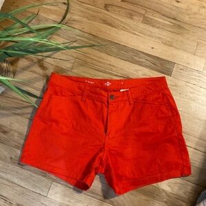 Soft red shorts
